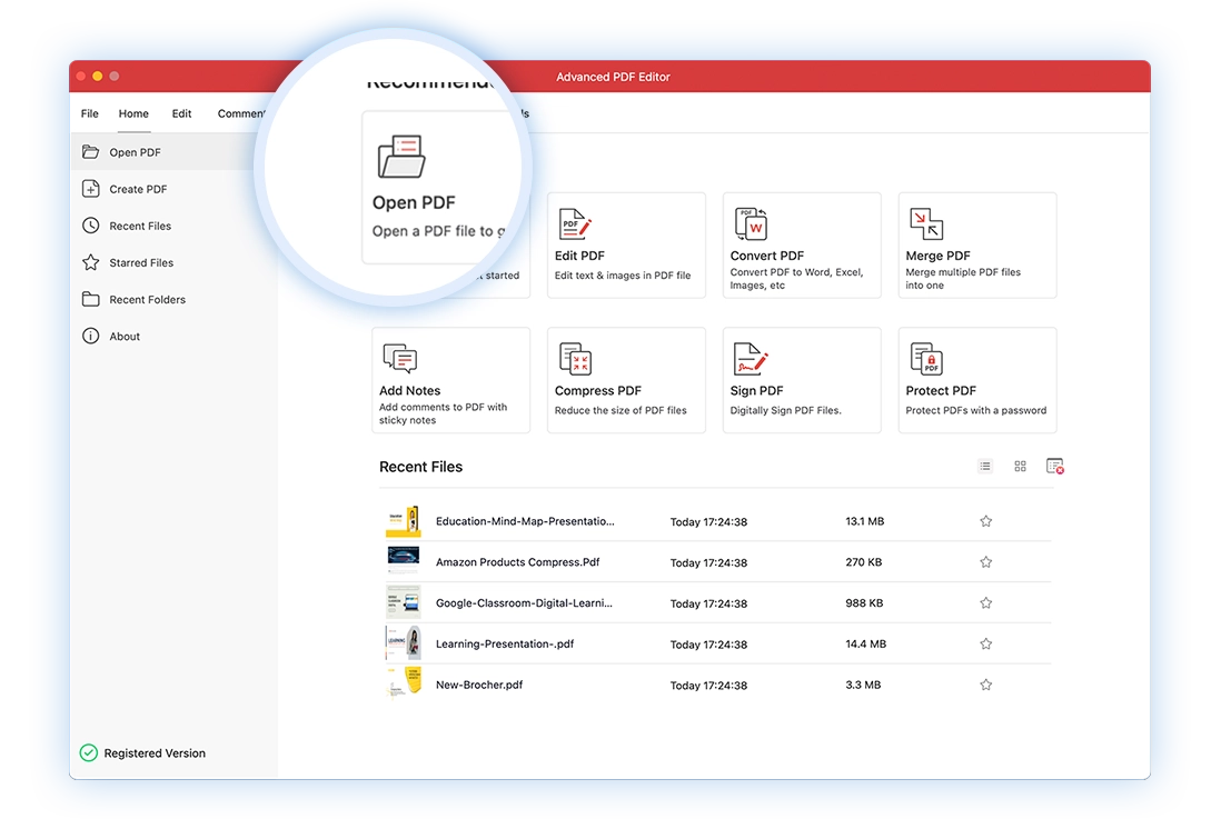 Add a PDF File