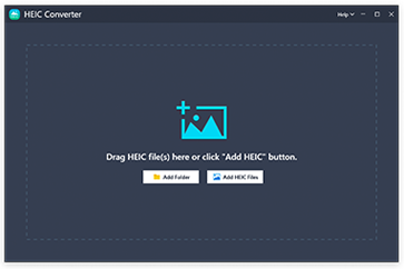 Run the tool, and add HEIC files or add a folder.