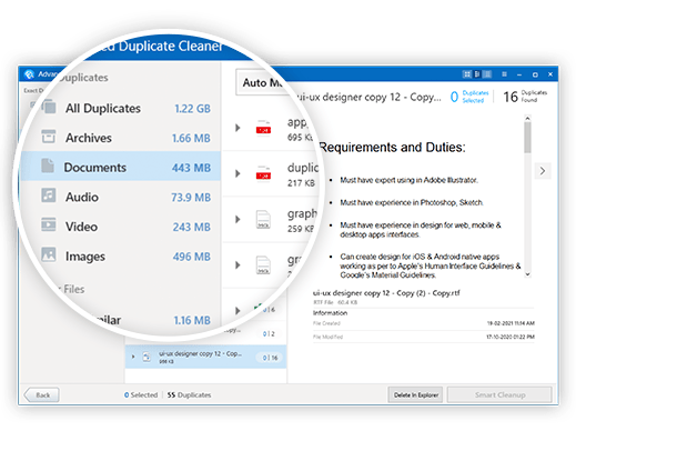 Advanced Duplicate Cleaner