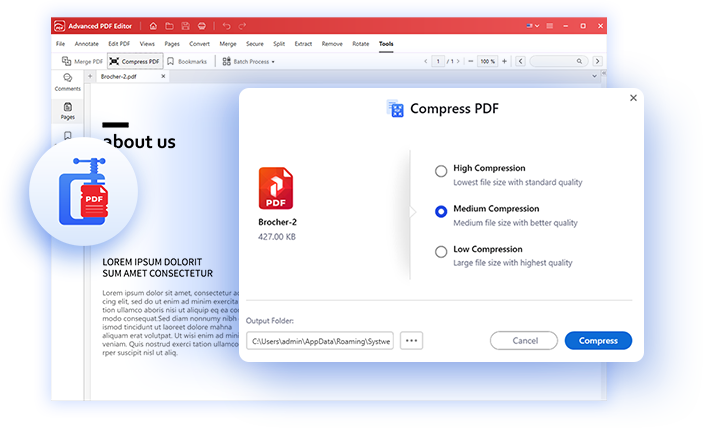 Compress PDF